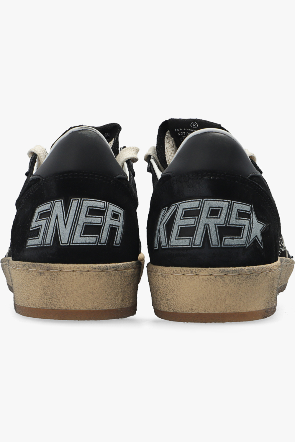 靴 Golden  BALLSTAR 44 Black Golden Goose - Ballstar Black Suede Low Top Sneaker